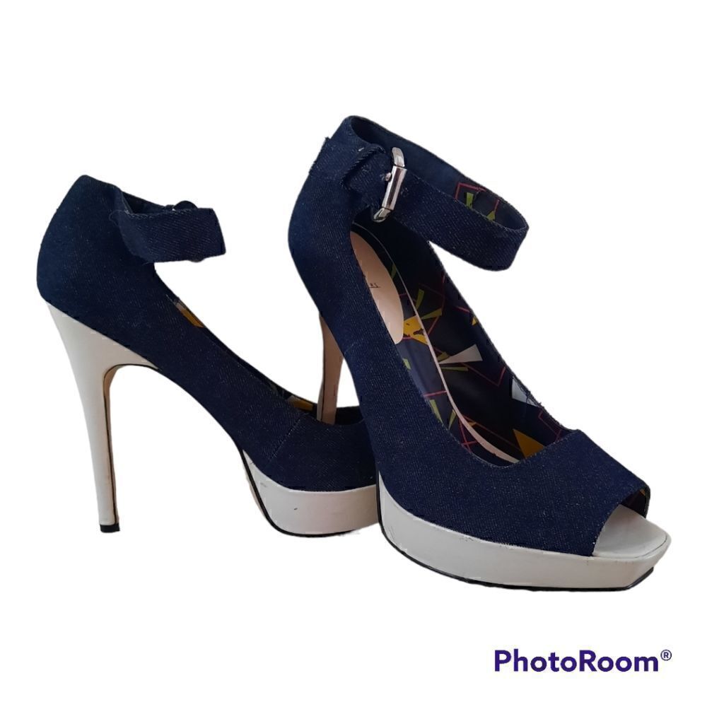 Bakers Denny Denim Platform Heels